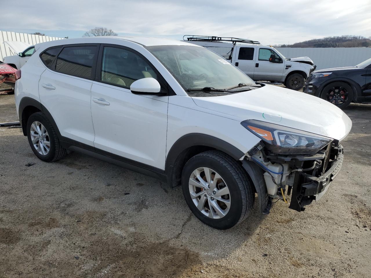 2019 Hyundai Tucson VIN KM8J23A49KU950348 Copart auction photo, front end damage thumbnail 4