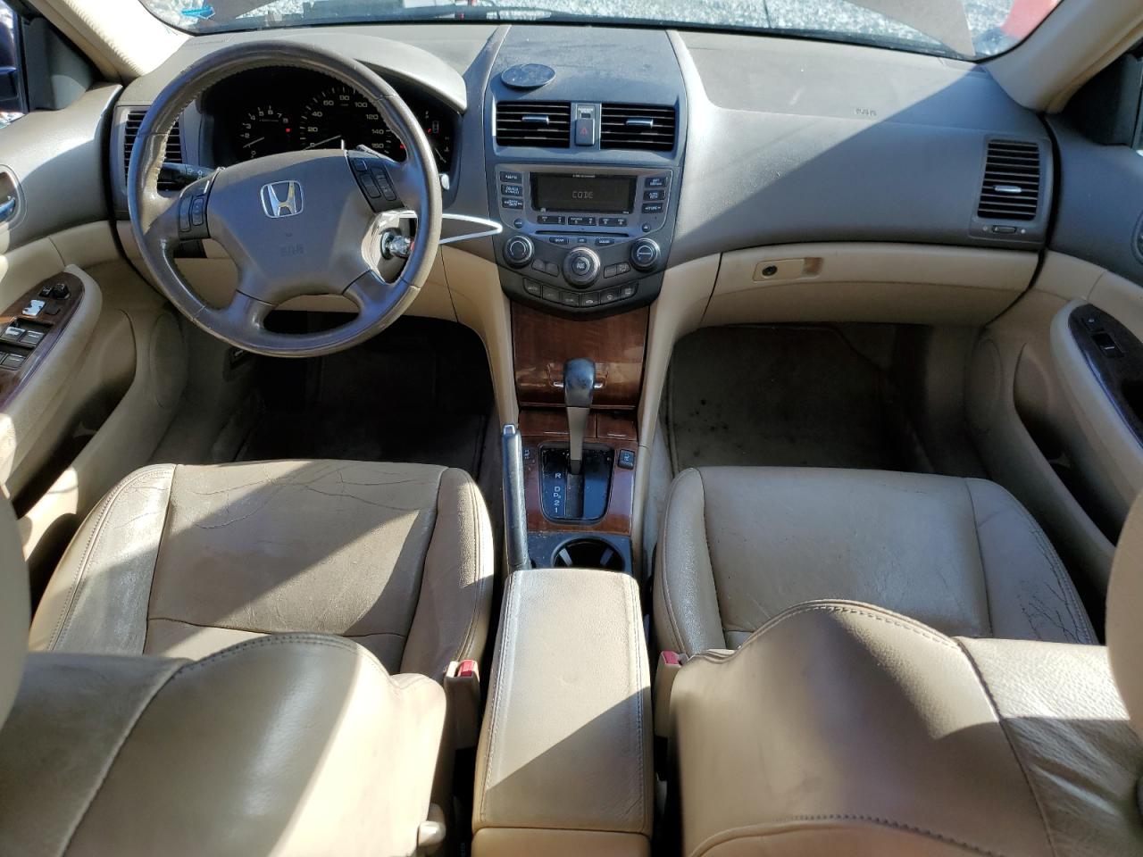 2007 Honda Accord VIN 1HGCM56847A206696 Copart auction photo, rear end / front end damage thumbnail 8