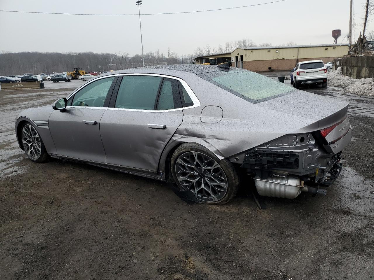 2024 Genesis G90 VIN KMTFC4SD7RU037952 Copart auction photo, rear end / minor dent/scratches damage thumbnail 2