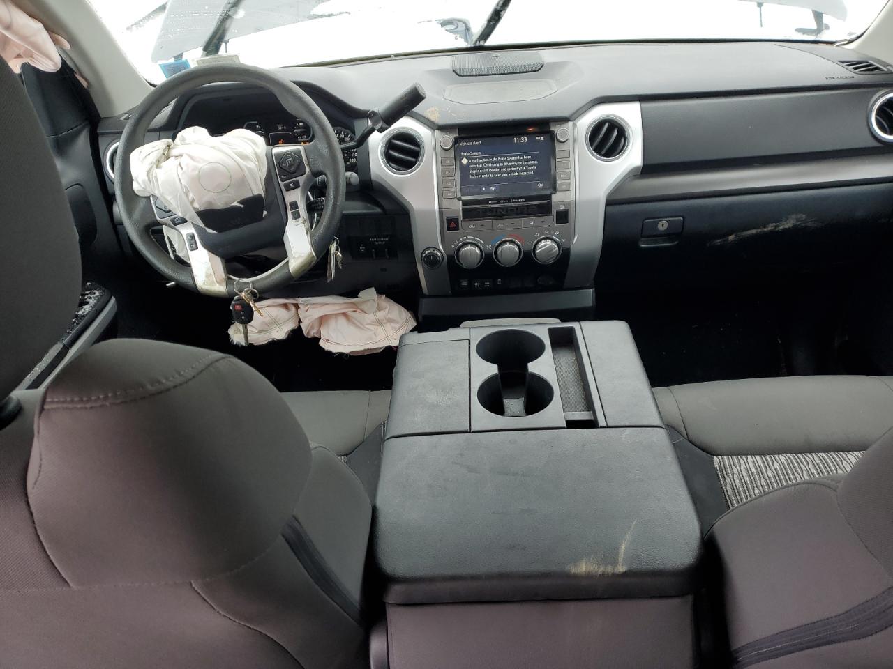 2020 Toyota Tundra VIN 5TFDY5F14LX898850 Copart auction photo, front end / undercarriage damage thumbnail 8