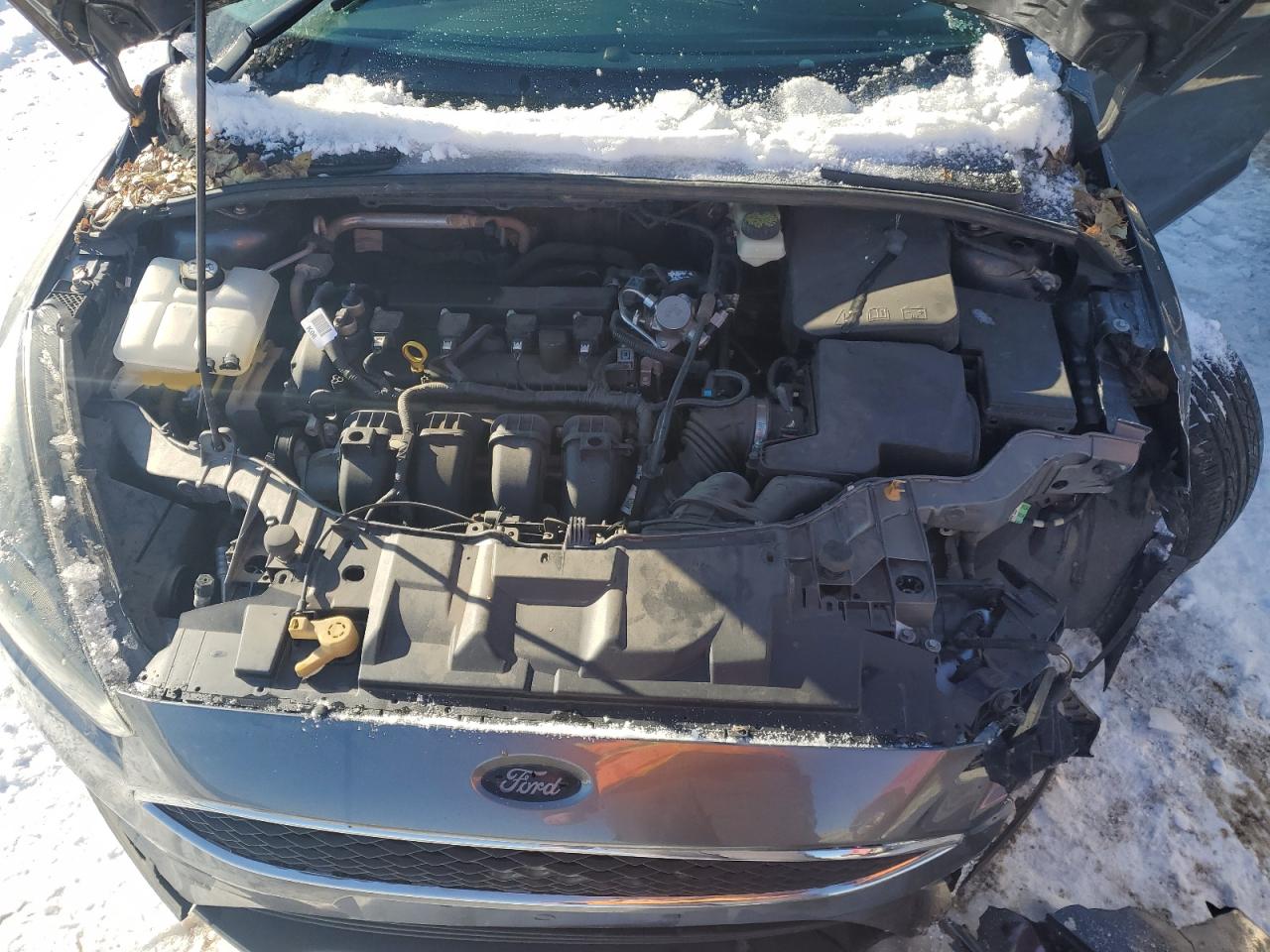 2017 Ford Focus VIN 1FADP3H21HL214287 Copart auction photo, all over damage thumbnail 11