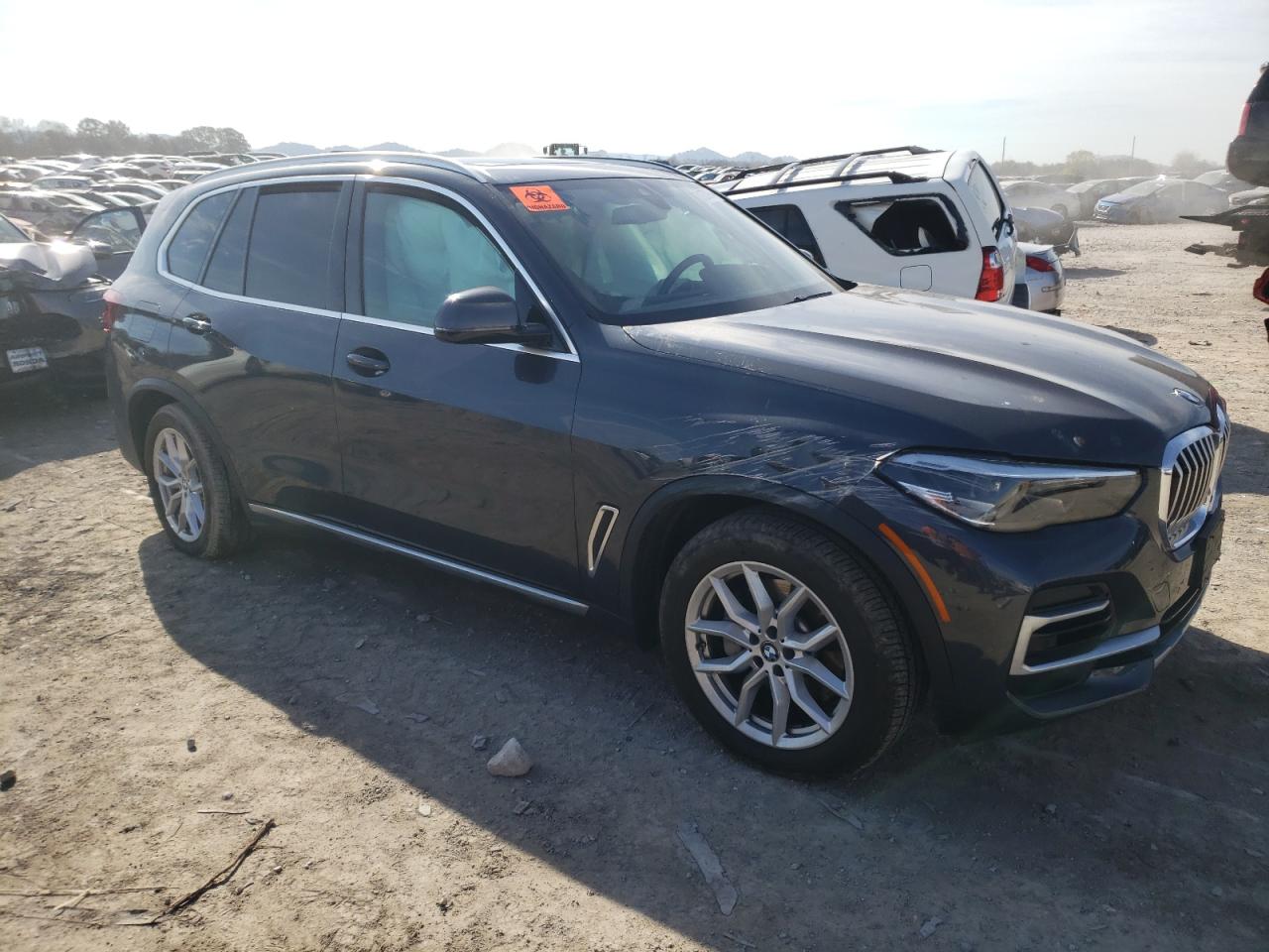 2022 BMW X5 VIN 5UXCR6C09N9L29699 Copart auction photo, front end / side damage thumbnail 4
