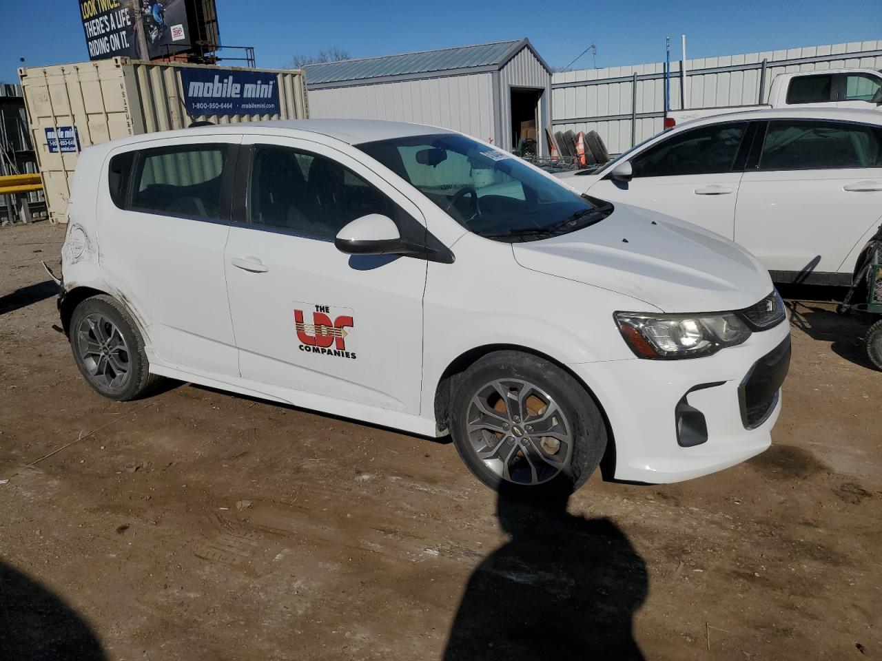 2017 Chevrolet Sonic VIN 1G1JD6SH8H4145766 Copart auction photo, rear end damage thumbnail 4