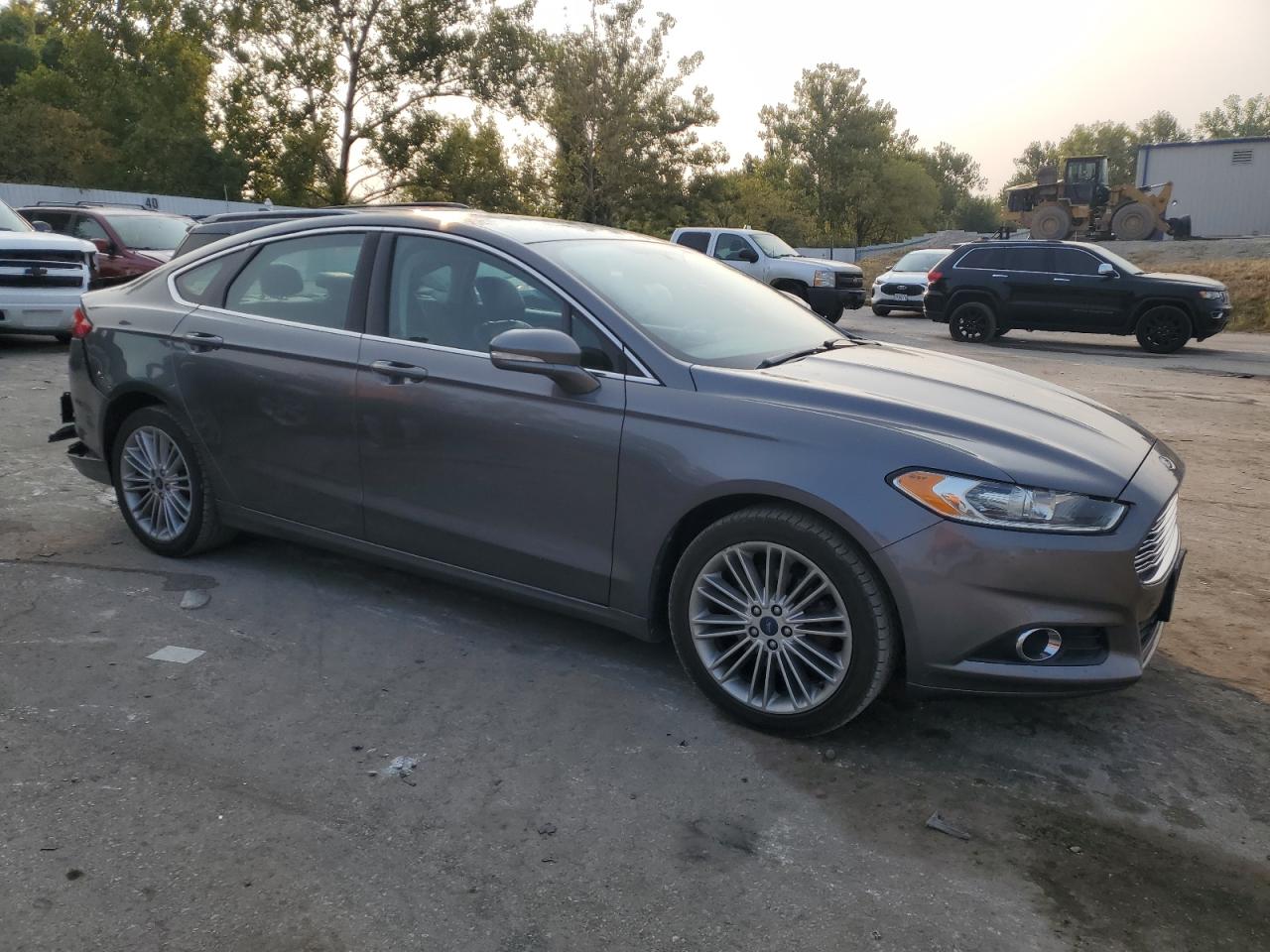 2014 Ford Fusion VIN 3FA6P0HDXER201348 Copart auction photo, rear end damage thumbnail 4