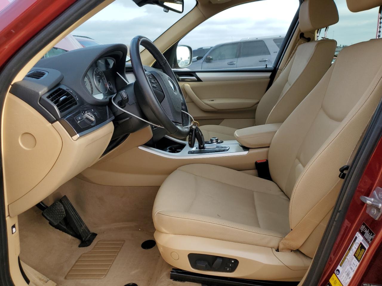 2012 BMW X3 VIN 5UXWX5C56CL728904 Copart auction photo, front end damage thumbnail 7