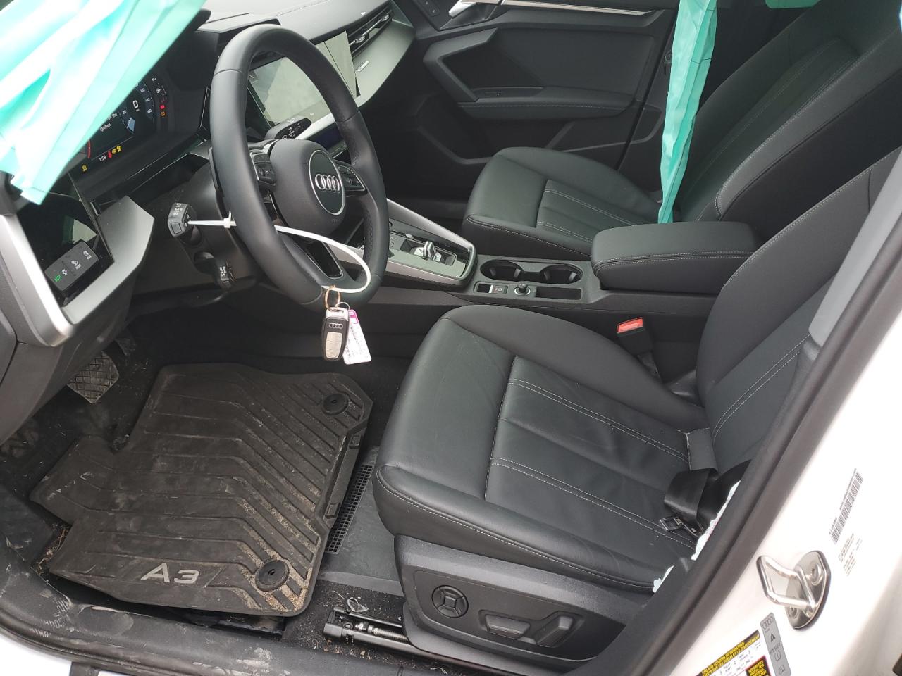2023 Audi A3 VIN WAUAUDGY5PA037686 Copart auction photo, side / undercarriage damage thumbnail 7