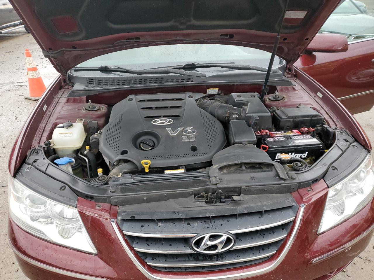 2009 Hyundai Sonata VIN 5NPEU46F39H443353 Copart auction photo, side damage thumbnail 11