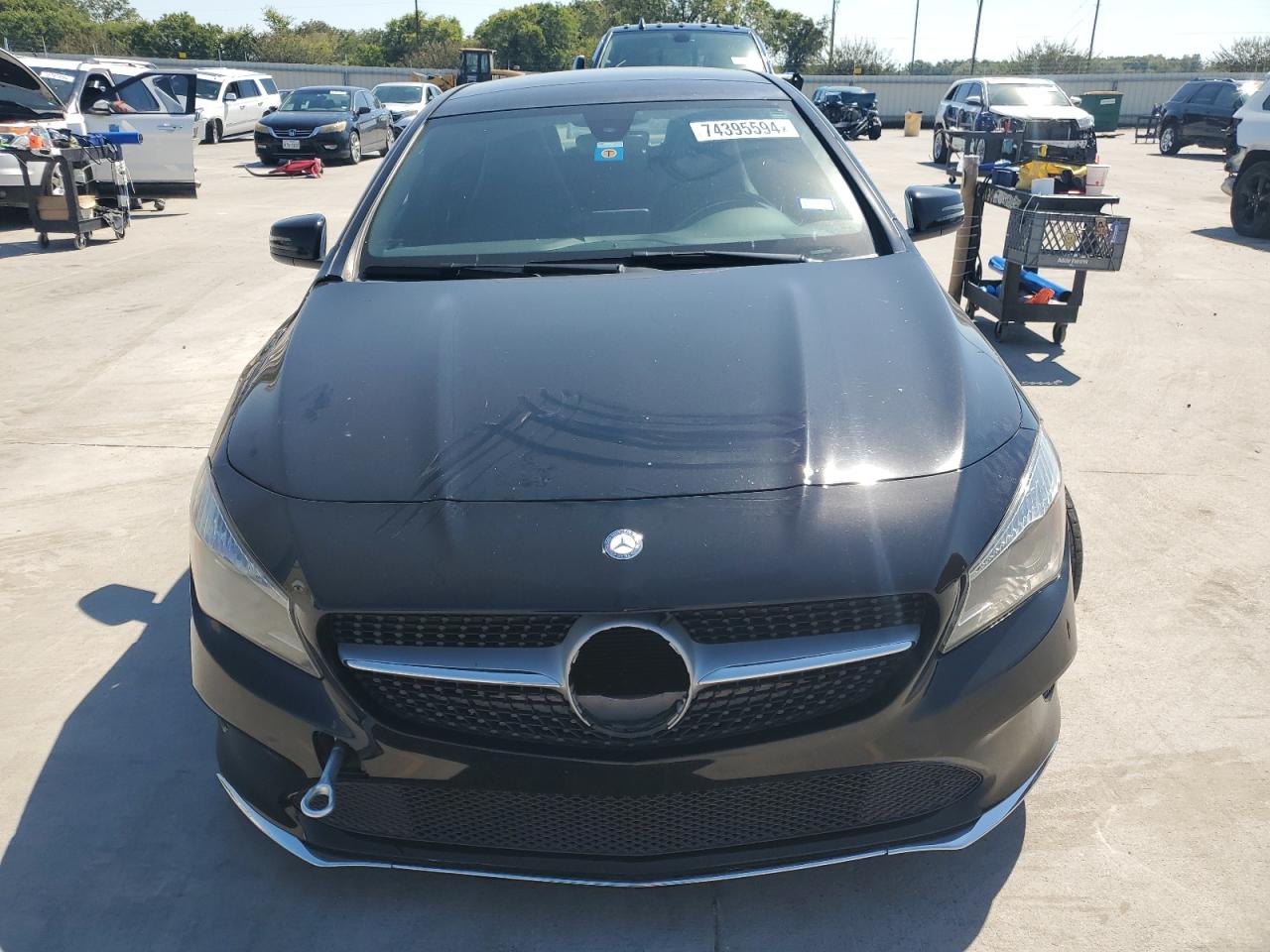 2018 Mercedes-Benz CLA-klasse VIN WDDSJ4EB4JN506044 Copart auction photo, front end damage thumbnail 5