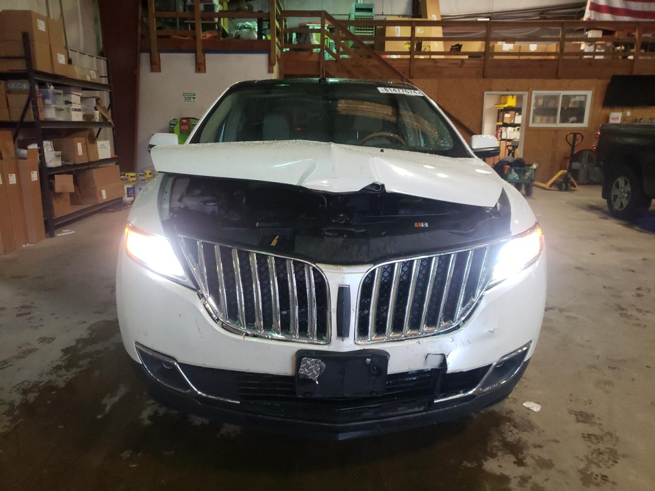 2013 Lincoln MKX VIN 2LMDJ6JK6DBL24317 Copart auction photo, front end damage thumbnail 5