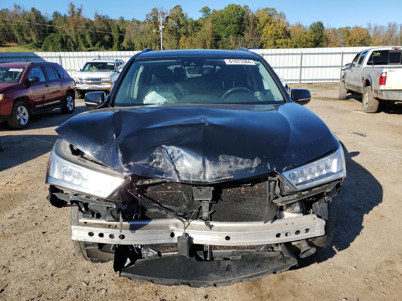 2017 Acura MDX VIN 5FRYD4H58HB003822 Copart auction photo, front end damage thumbnail 5
