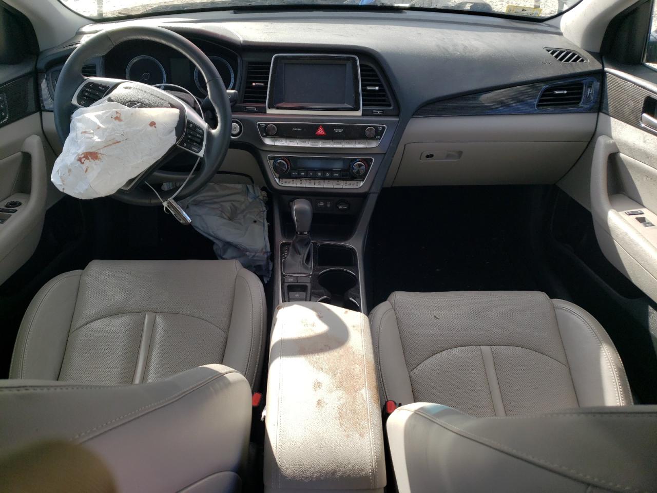 2019 Hyundai Sonata VIN 5NPE34AF8KH732910 Copart auction photo, front end damage thumbnail 8