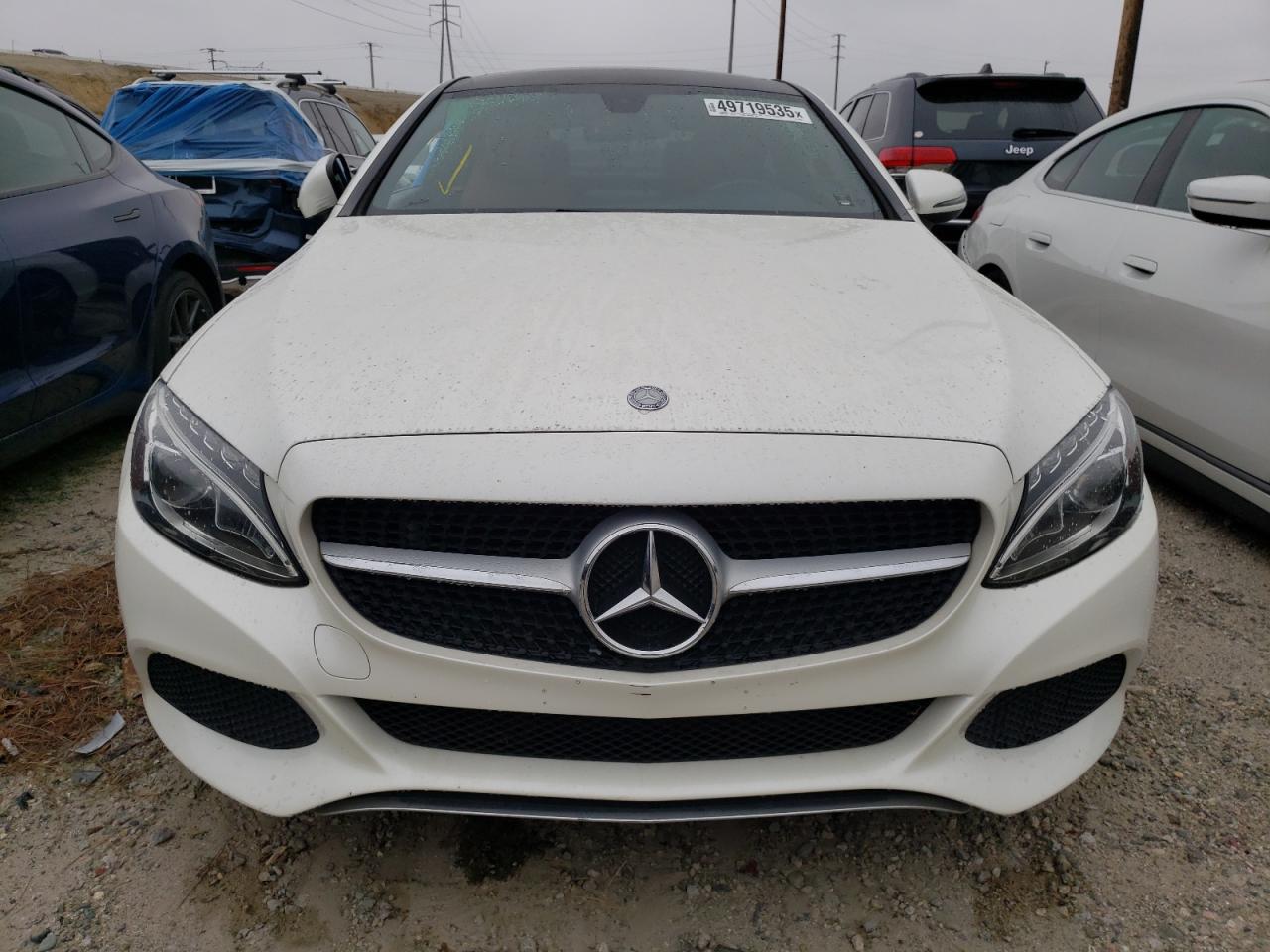 2017 Mercedes-Benz C-klasse VIN WDDWJ4KB1HF550545 Copart auction photo, water/flood damage thumbnail 5