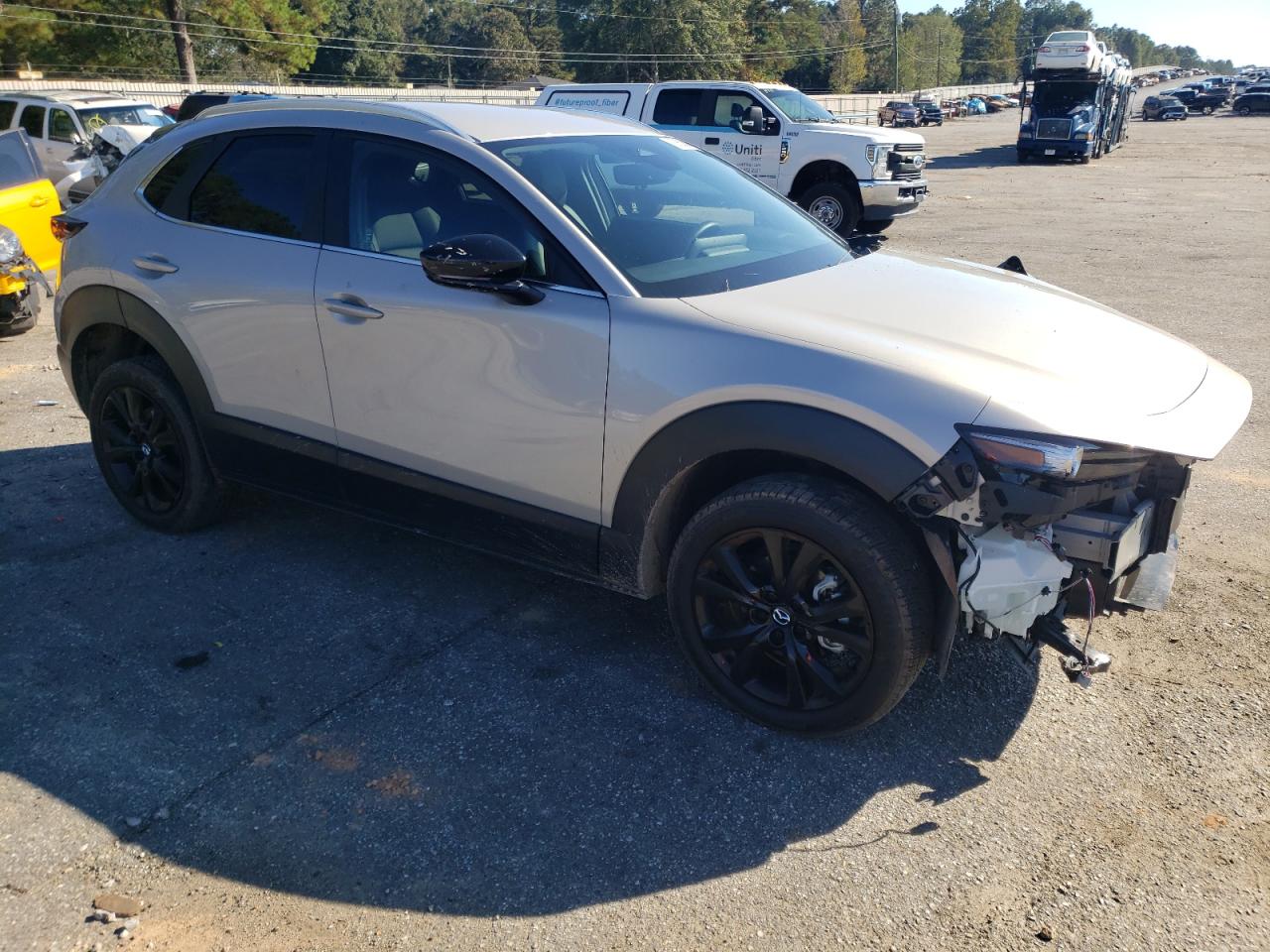 2024 Mazda CX-30 VIN 3MVDMBBM0RM684414 Copart auction photo, front end / side damage thumbnail 4