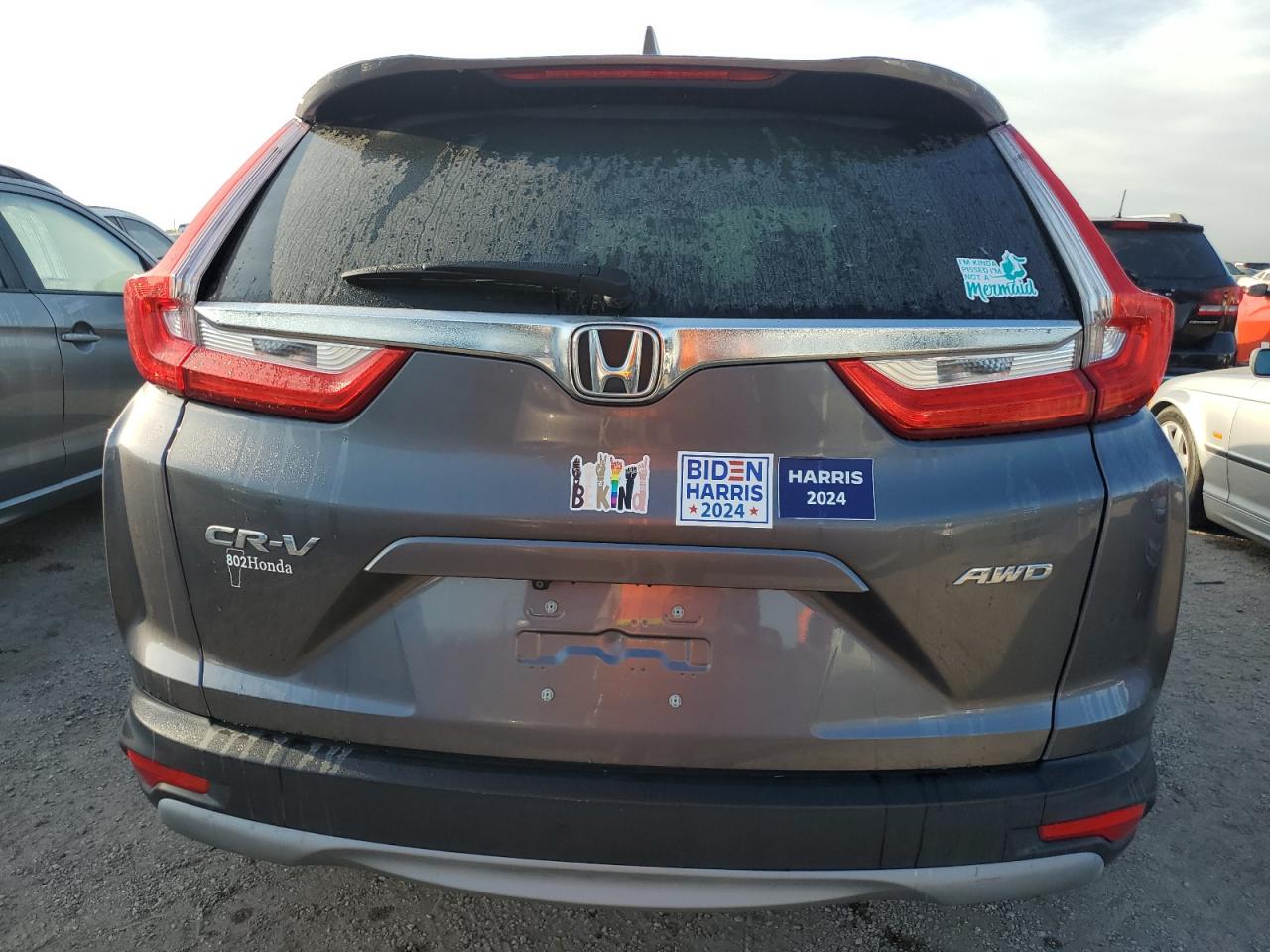 2019 Honda CR-V VIN 2HKRW2H83KH653133 Copart auction photo, water/flood damage thumbnail 6