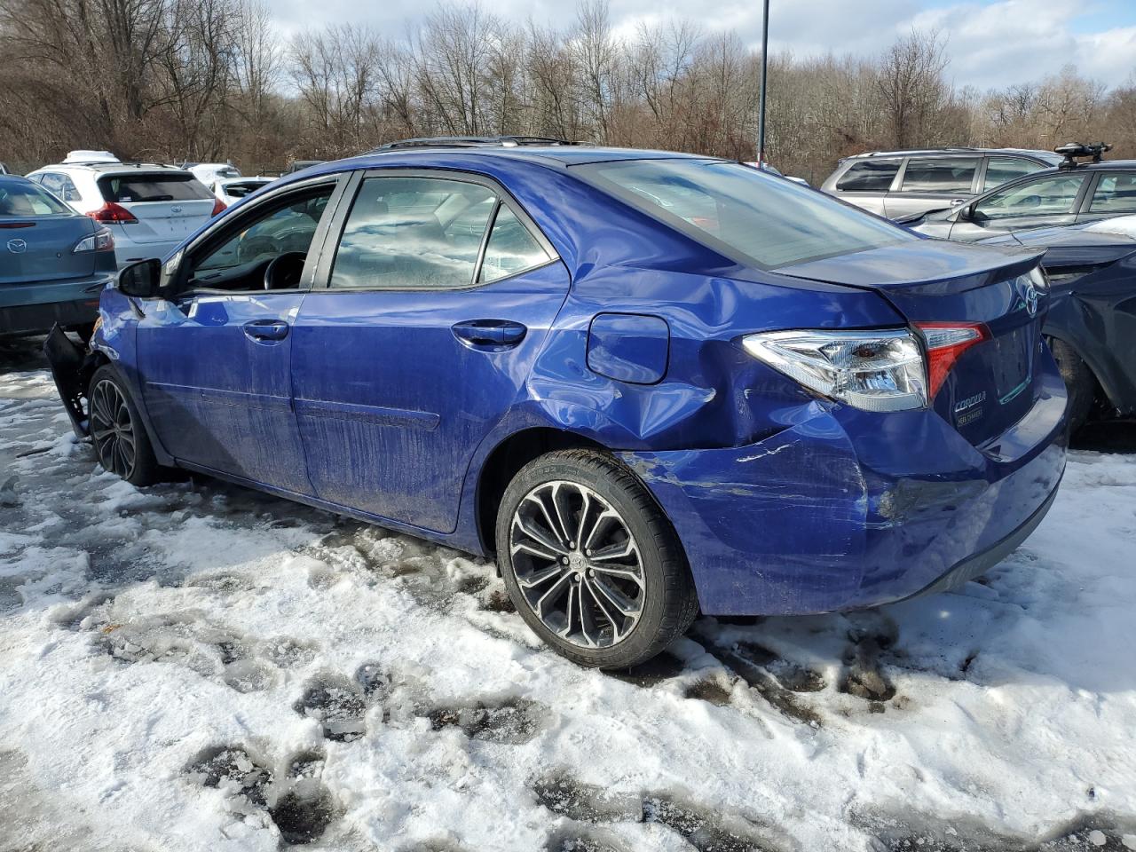 2015 Toyota Corolla VIN 2T1BURHE7FC406227 Copart auction photo, all over damage thumbnail 2