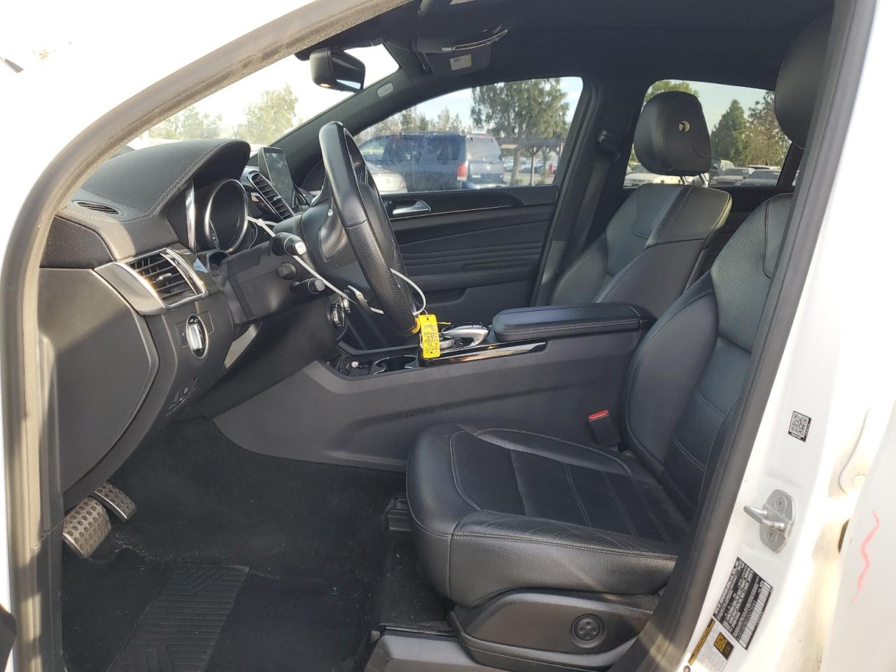 2017 Mercedes-Benz GLE VIN 4JGED6EB0HA079064 Copart auction photo, front end / undercarriage damage thumbnail 7