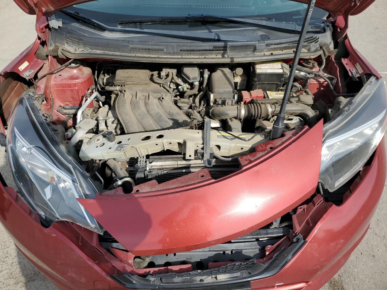 2018 Nissan Versa VIN 3N1CE2CP4JL368000 Copart auction photo, front end / side damage thumbnail 12