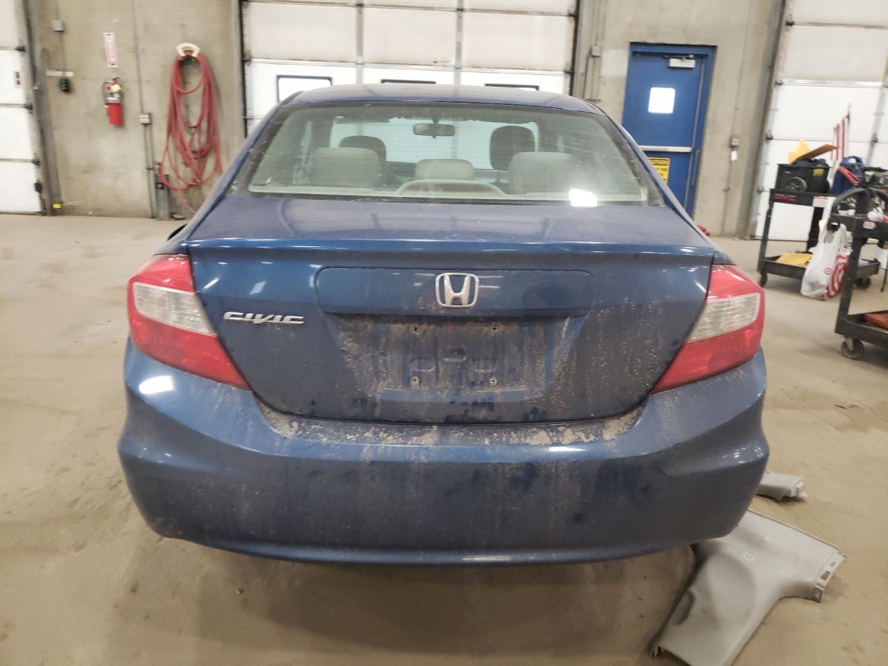 2012 Honda Civic VIN 2HGFB2F52CH501556 Copart auction photo, side damage thumbnail 6