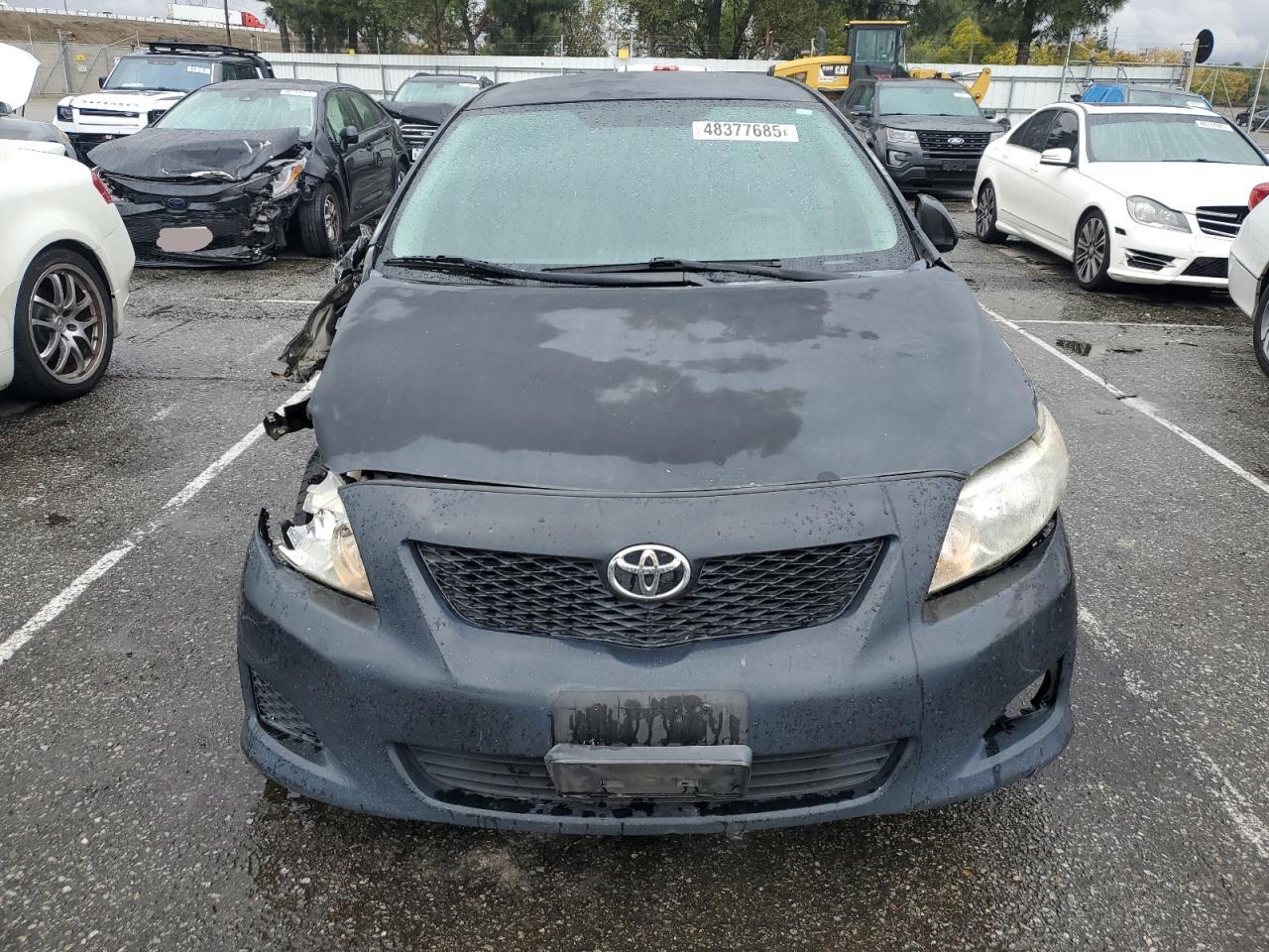 2010 Toyota Corolla VIN 1NXBU4EE9AZ308038 Copart auction photo, side / front end damage thumbnail 5