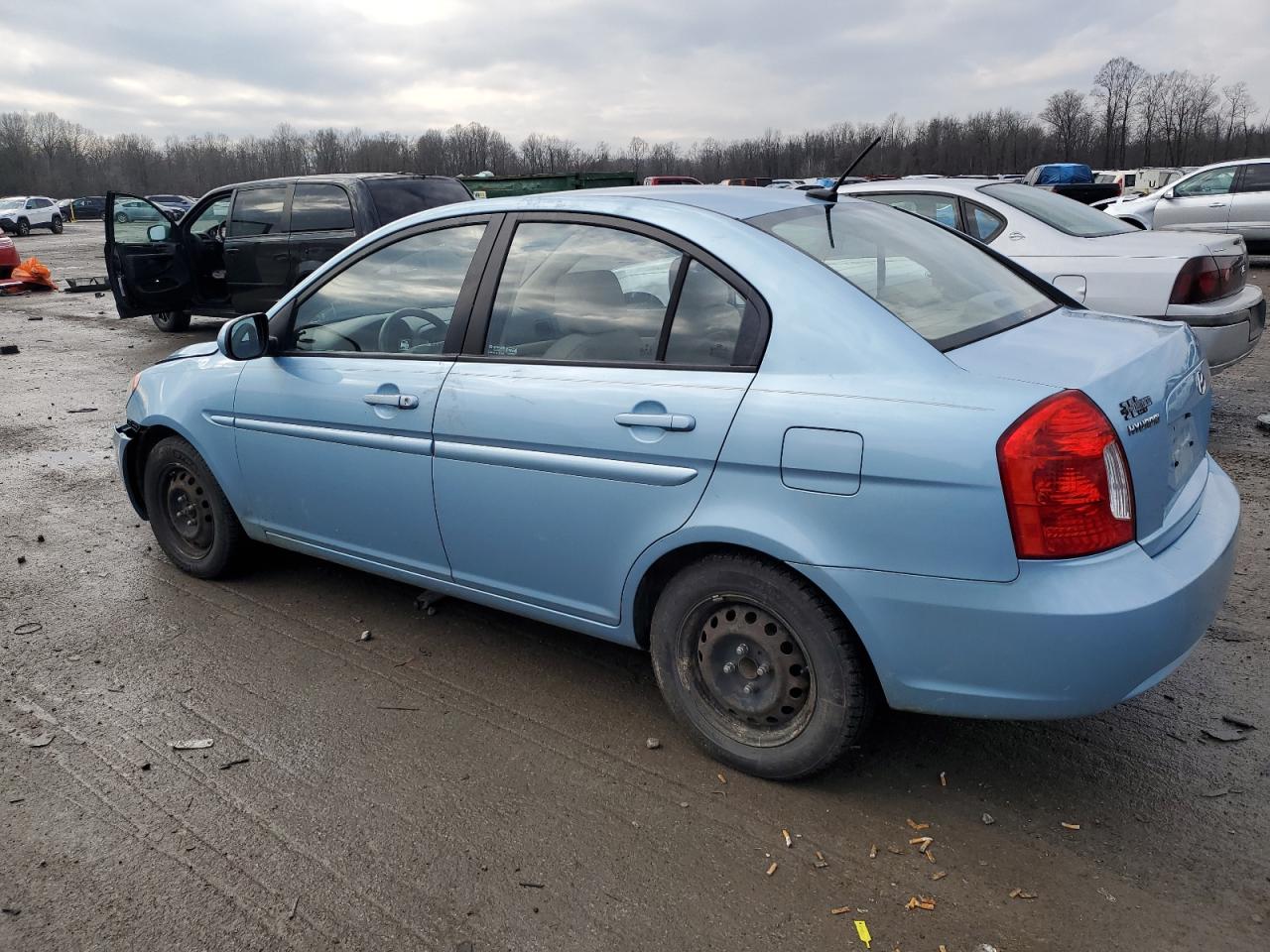2011 Hyundai Accent VIN KMHCN4AC8BU573220 Copart auction photo, front end damage thumbnail 2