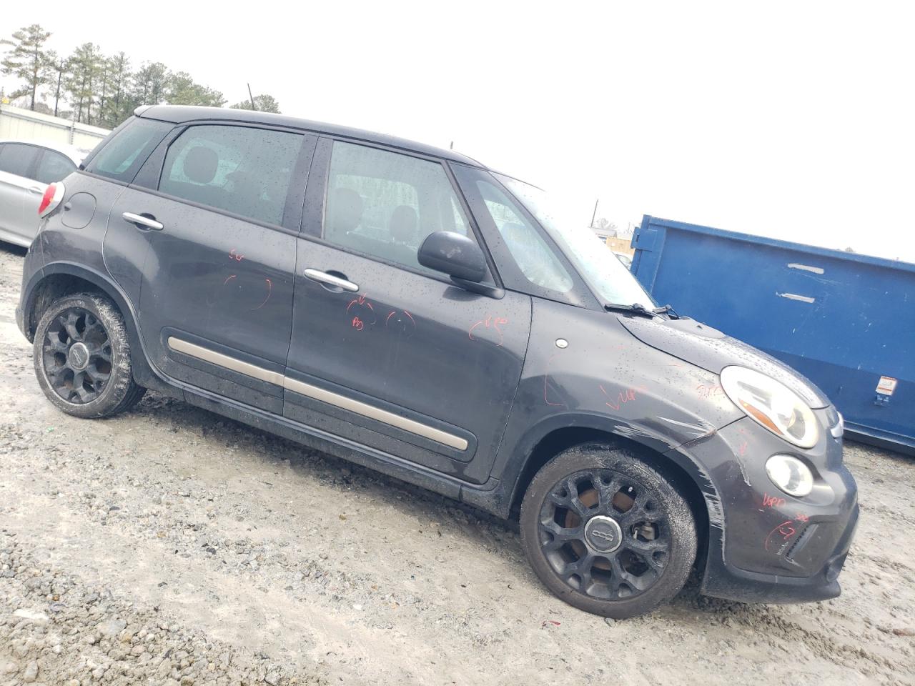 2015 Fiat 500 VIN ZFBCFADH0FZ032147 Copart auction photo, rear end / front end damage thumbnail 4