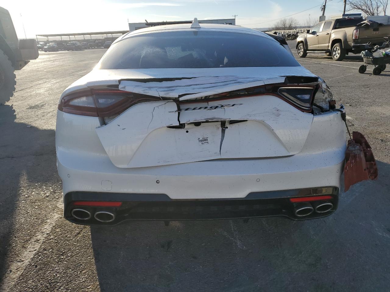 2020 KIA Stinger VIN KNAE15LA3L6080929 Copart auction photo, rollover damage thumbnail 6