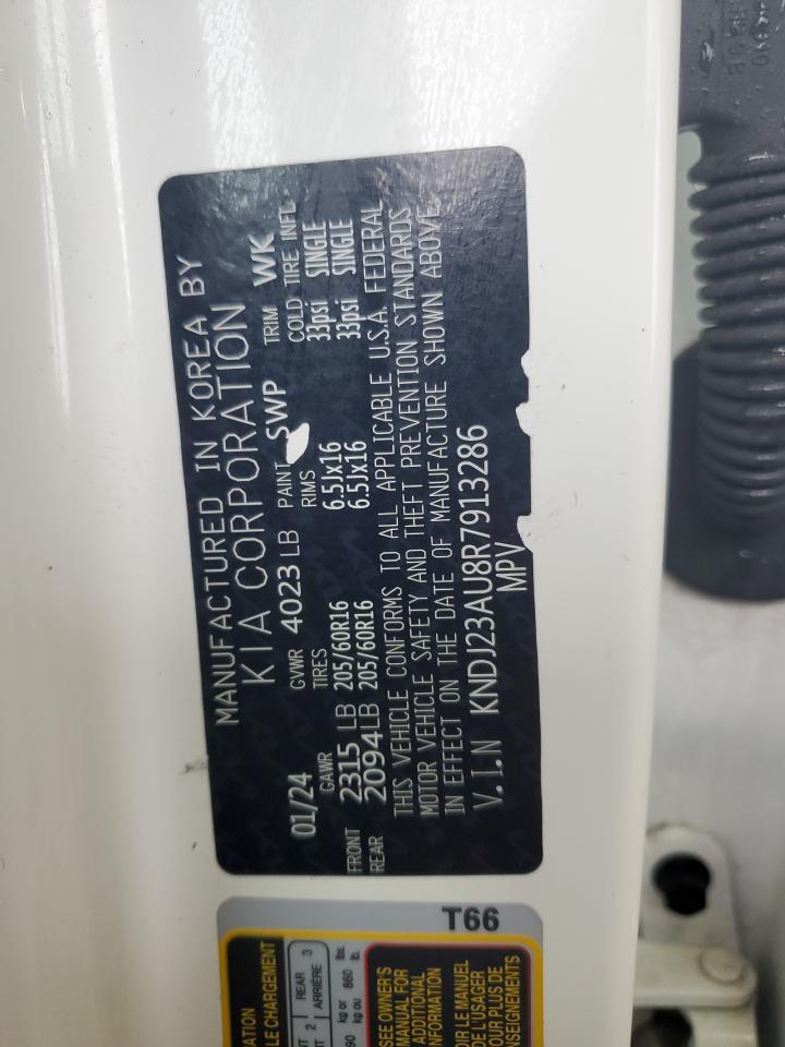 2024 KIA Soul VIN KNDJ23AU8R7913286 Copart auction photo, front end damage thumbnail 13
