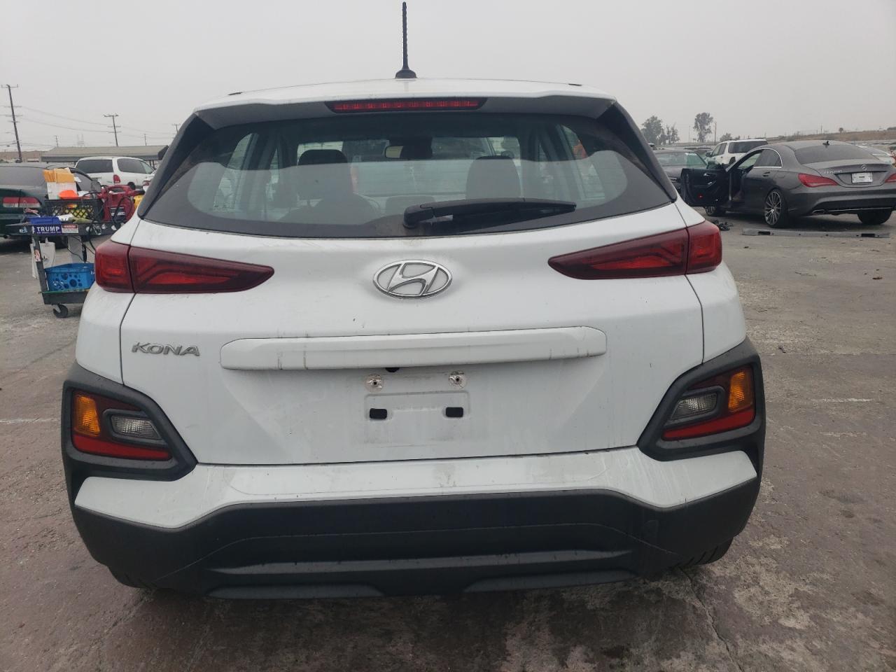 2021 Hyundai Kona VIN KM8K12AA0MU663636 Copart auction photo, front end damage thumbnail 6