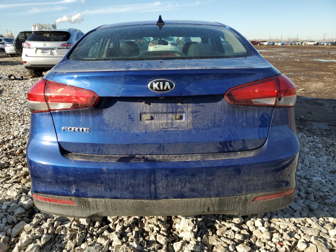 2017 KIA Forte VIN 3KPFL4A77HE133071 Copart auction photo, front end damage thumbnail 6