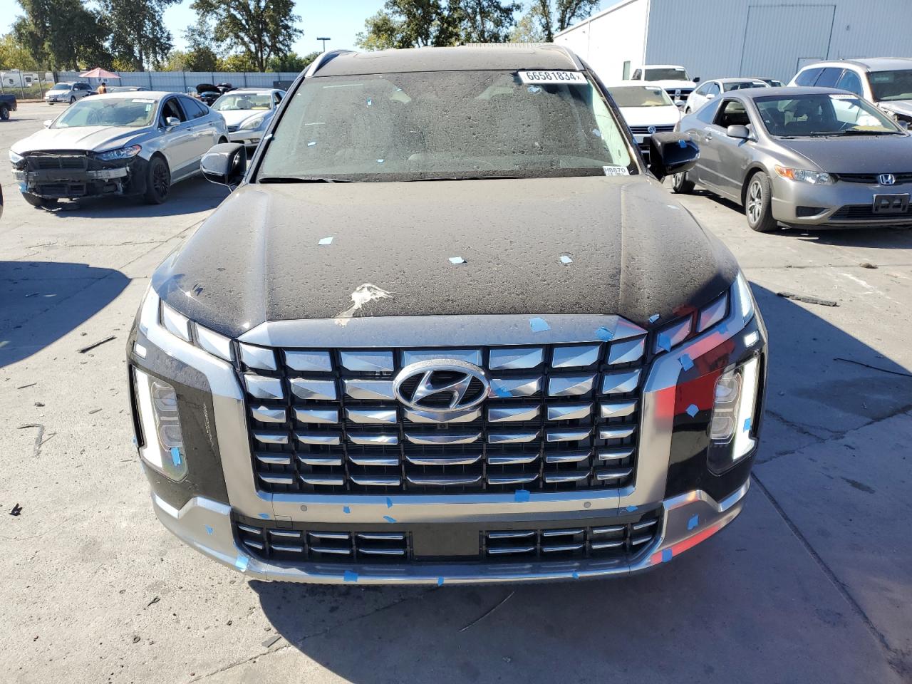 2024 Hyundai Palisade VIN KM8R7DGE0RU777775 Copart auction photo, all over damage thumbnail 5