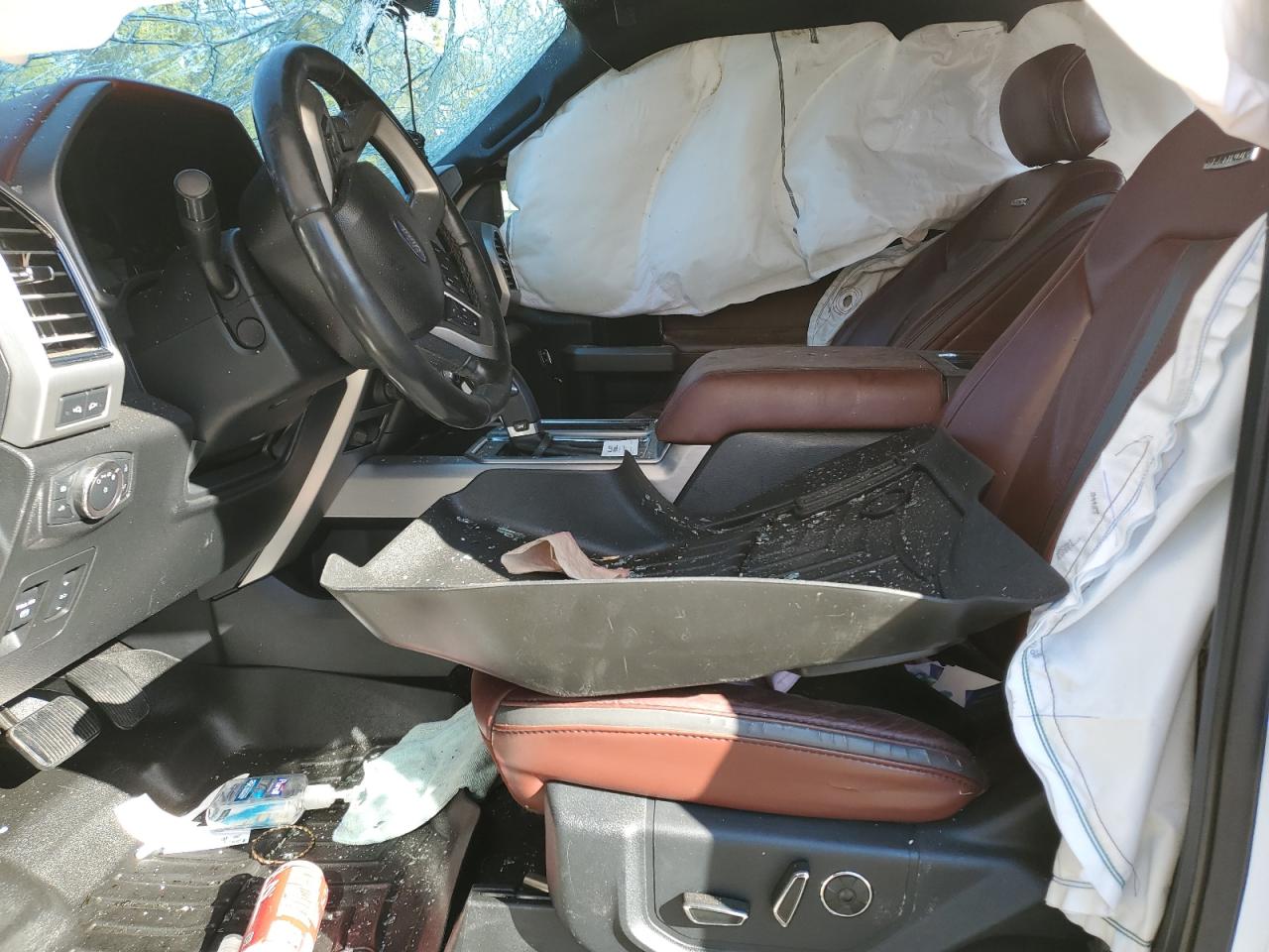 2020 Ford F-150 VIN 1FTEW1E45LFA79639 Copart auction photo, rollover damage thumbnail 7