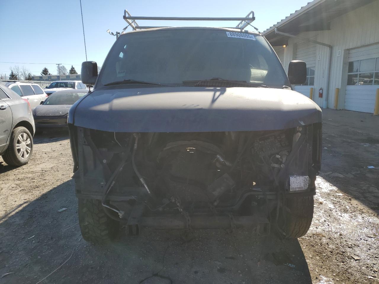 2007 Chevrolet Express VIN 1GCGG25V971241800 Copart auction photo, front end damage thumbnail 5