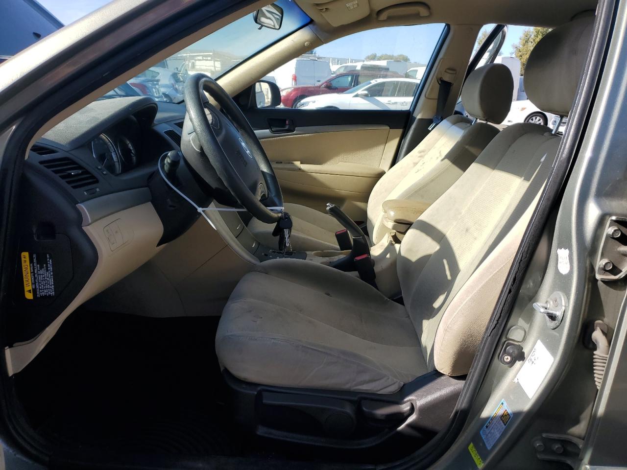 2009 Hyundai Sonata VIN 5NPET46C89H410504 Copart auction photo, mechanical damage thumbnail 7