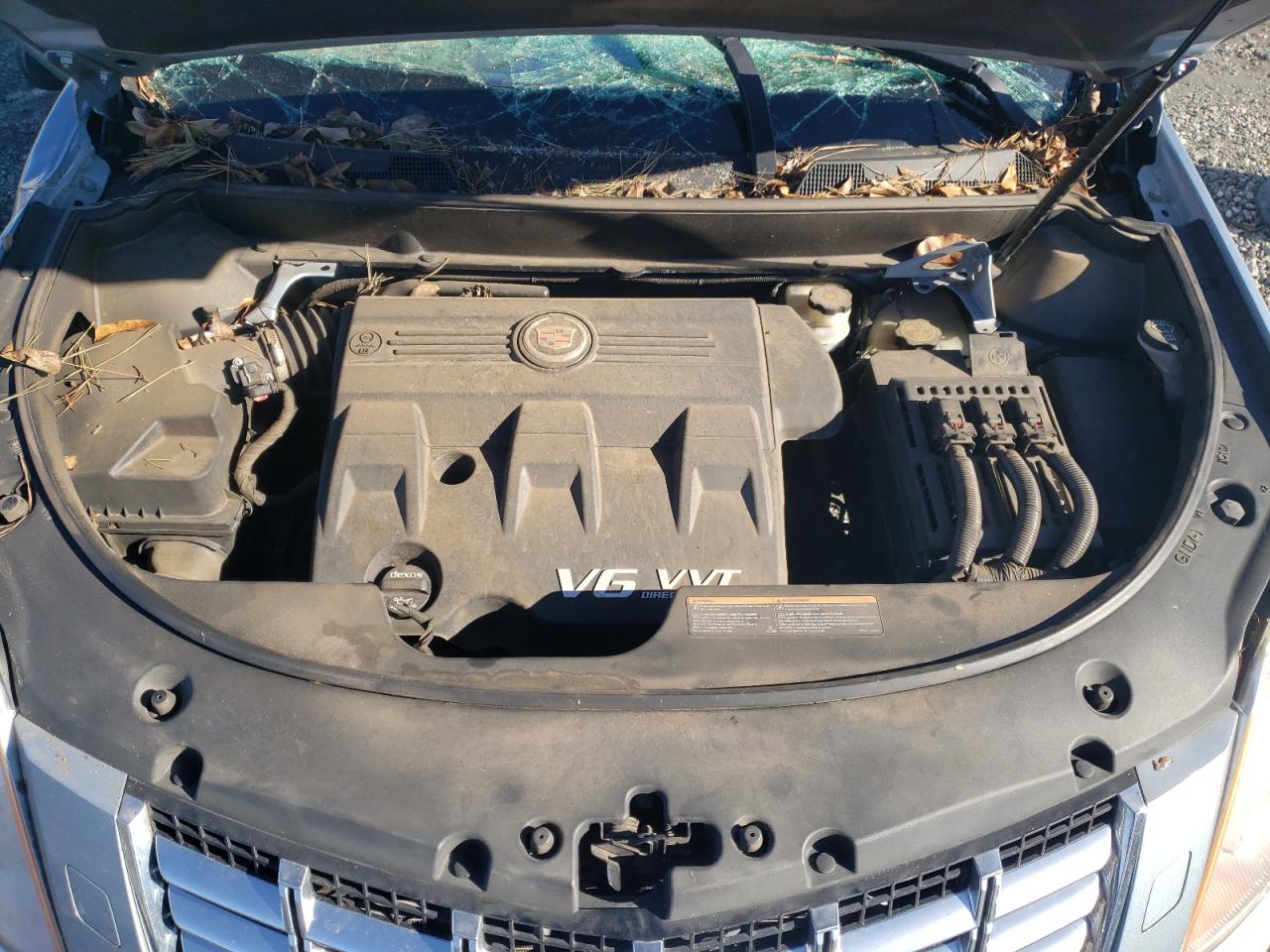 2013 Cadillac SRX VIN 3GYFNHE38DS654315 Copart auction photo, top/roof damage thumbnail 12