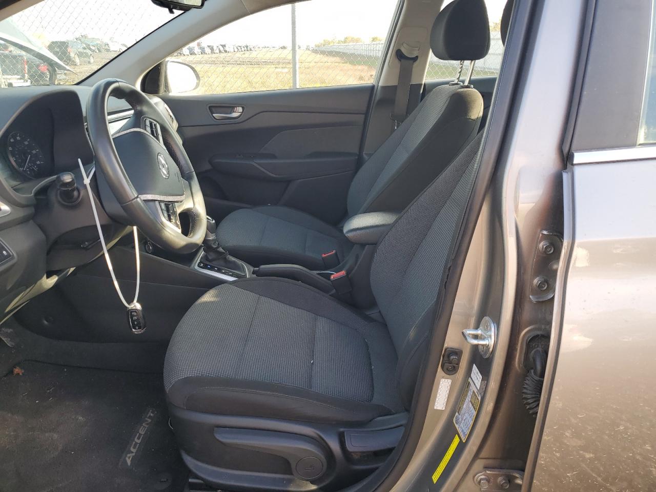 2022 Hyundai Accent VIN 3KPC34A61NE166041 Copart auction photo, rear end damage thumbnail 7