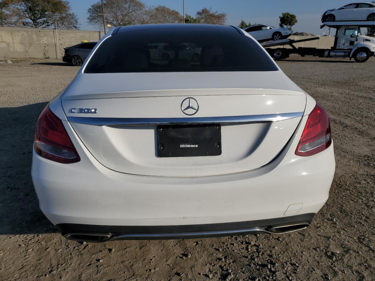 2018 Mercedes-Benz C-klasse VIN WDDWF4JB4JR345129 Copart auction photo, minor dent/scratches damage thumbnail 6