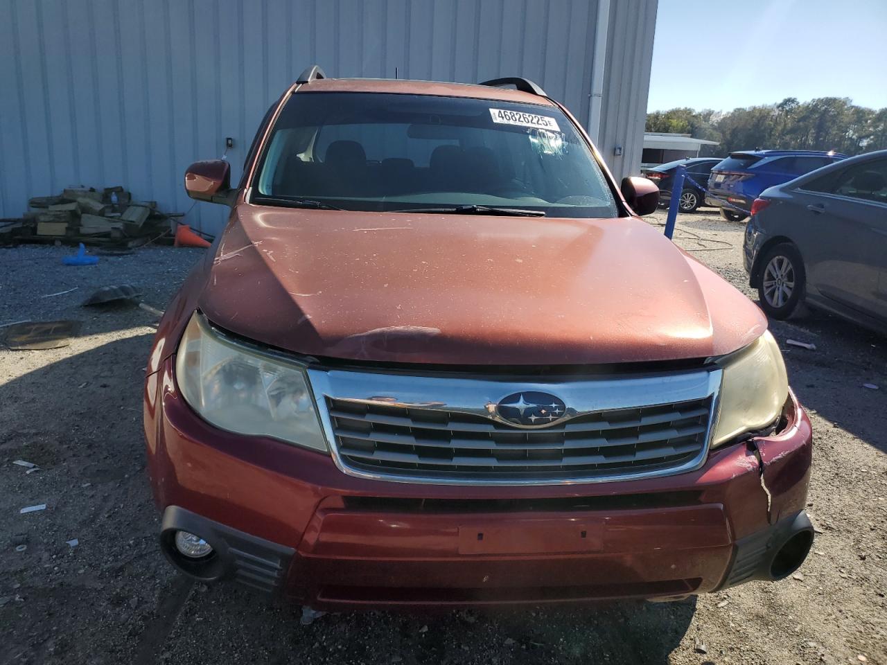 2009 Subaru Forester VIN JF2SH63699H741395 Copart auction photo, front end damage thumbnail 5