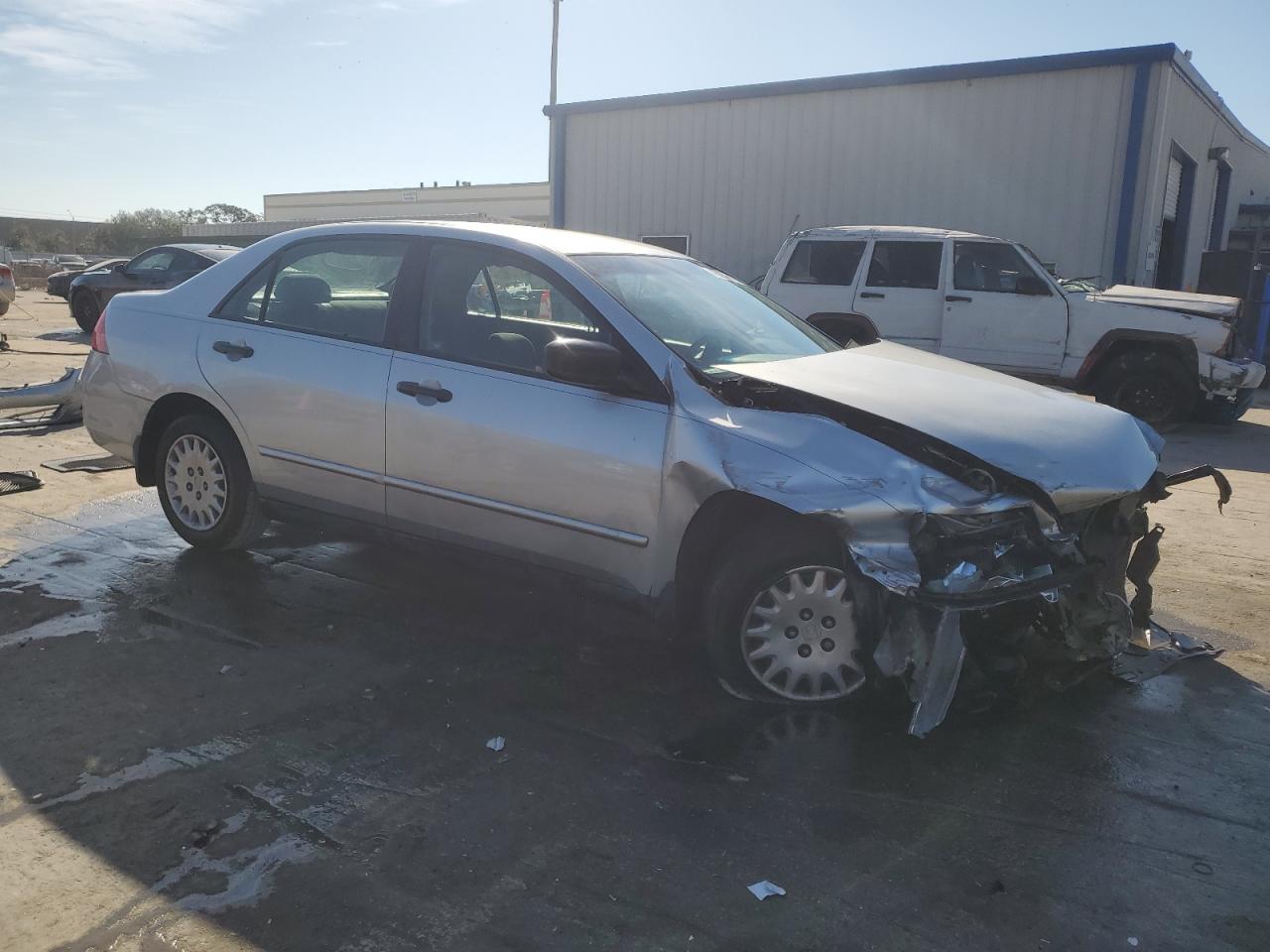2007 Honda Accord VIN 1HGCM56157A163473 Copart auction photo, all over damage thumbnail 4