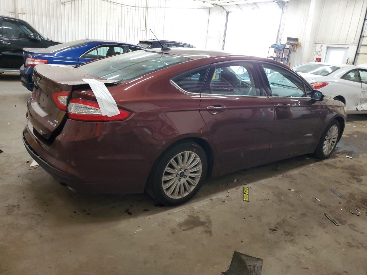 2015 Ford Fusion VIN 3FA6P0LU9FR279385 Copart auction photo, rear end damage thumbnail 3