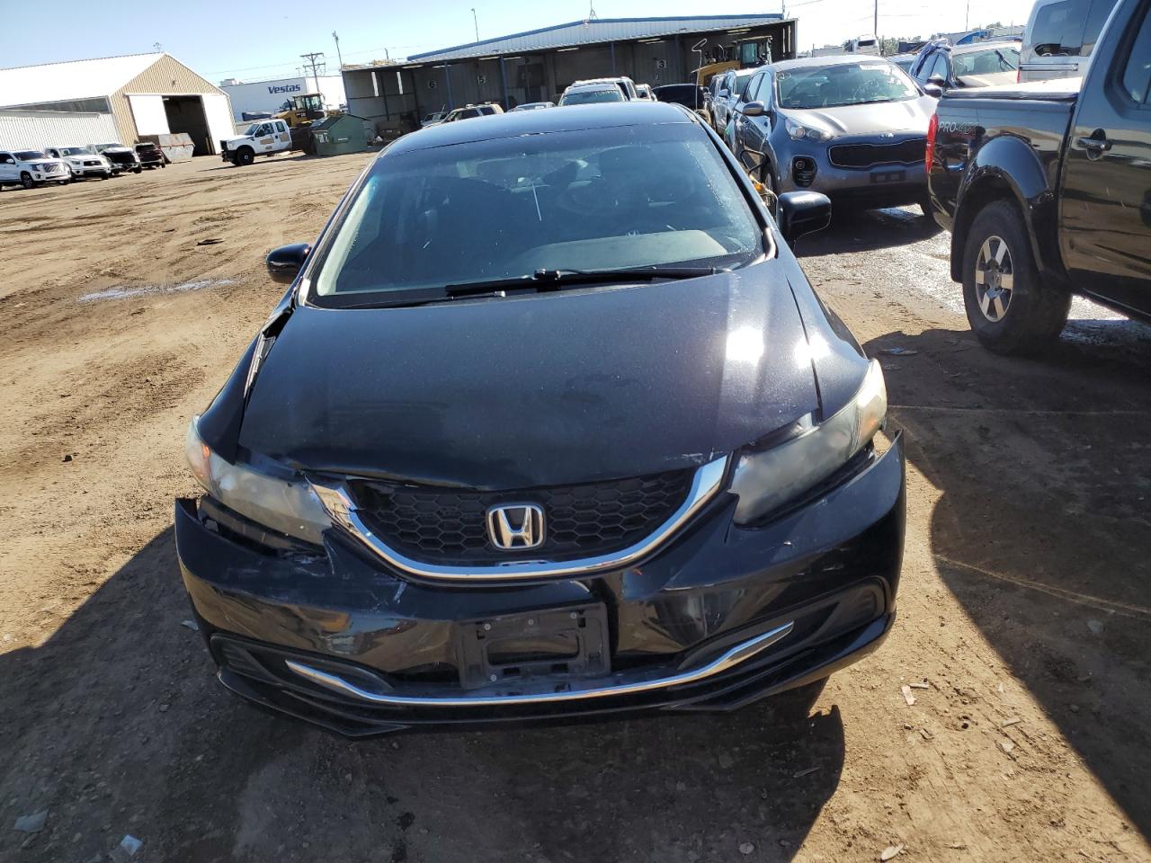 2014 Honda Civic VIN 19XFB2F51EE011526 Copart auction photo, front end damage thumbnail 5
