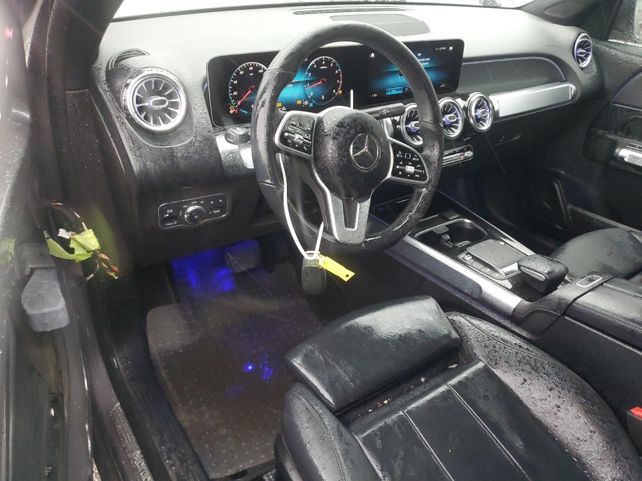 2021 Mercedes-Benz GLB VIN W1N4M4GB6MW080646 Copart auction photo, front end / side damage thumbnail 8