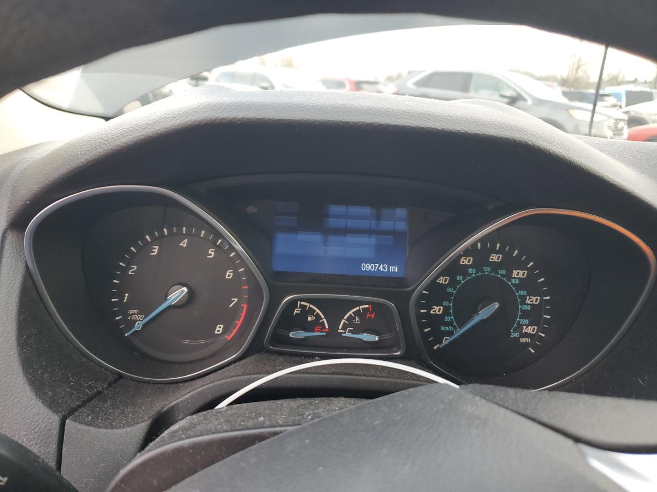 2014 Ford Focus VIN 1FADP3F23EL382687 Copart auction photo, front end damage thumbnail 9