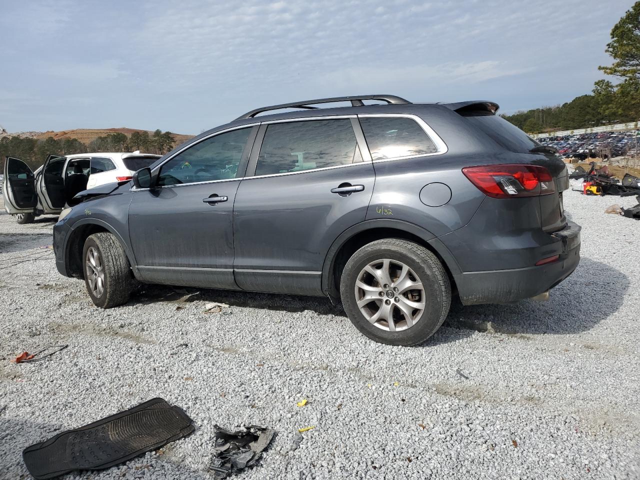 2015 Mazda CX-9 VIN JM3TB2CA9F0464430 Copart auction photo, front end / side damage thumbnail 2