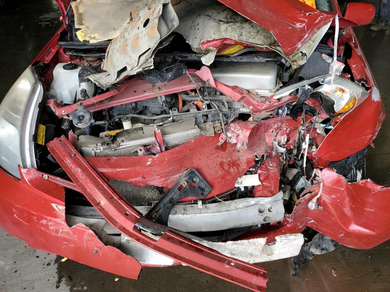 2007 Toyota Prius VIN JTDKB20UX77680105 Copart auction photo, front end / side damage thumbnail 12