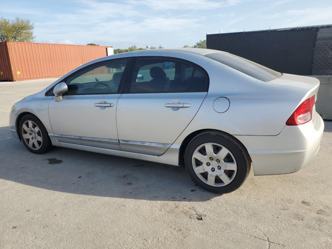 2007 Honda Civic VIN 1HGFA16587L009393 Copart auction photo, vandalism damage thumbnail 2