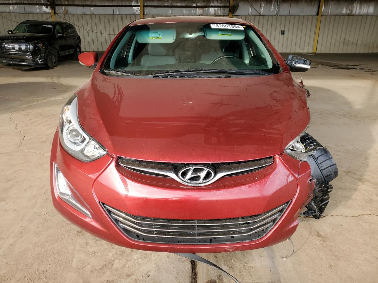 2016 Hyundai Elantra VIN 5NPDH4AE7GH713275 Copart auction photo, front end damage thumbnail 5