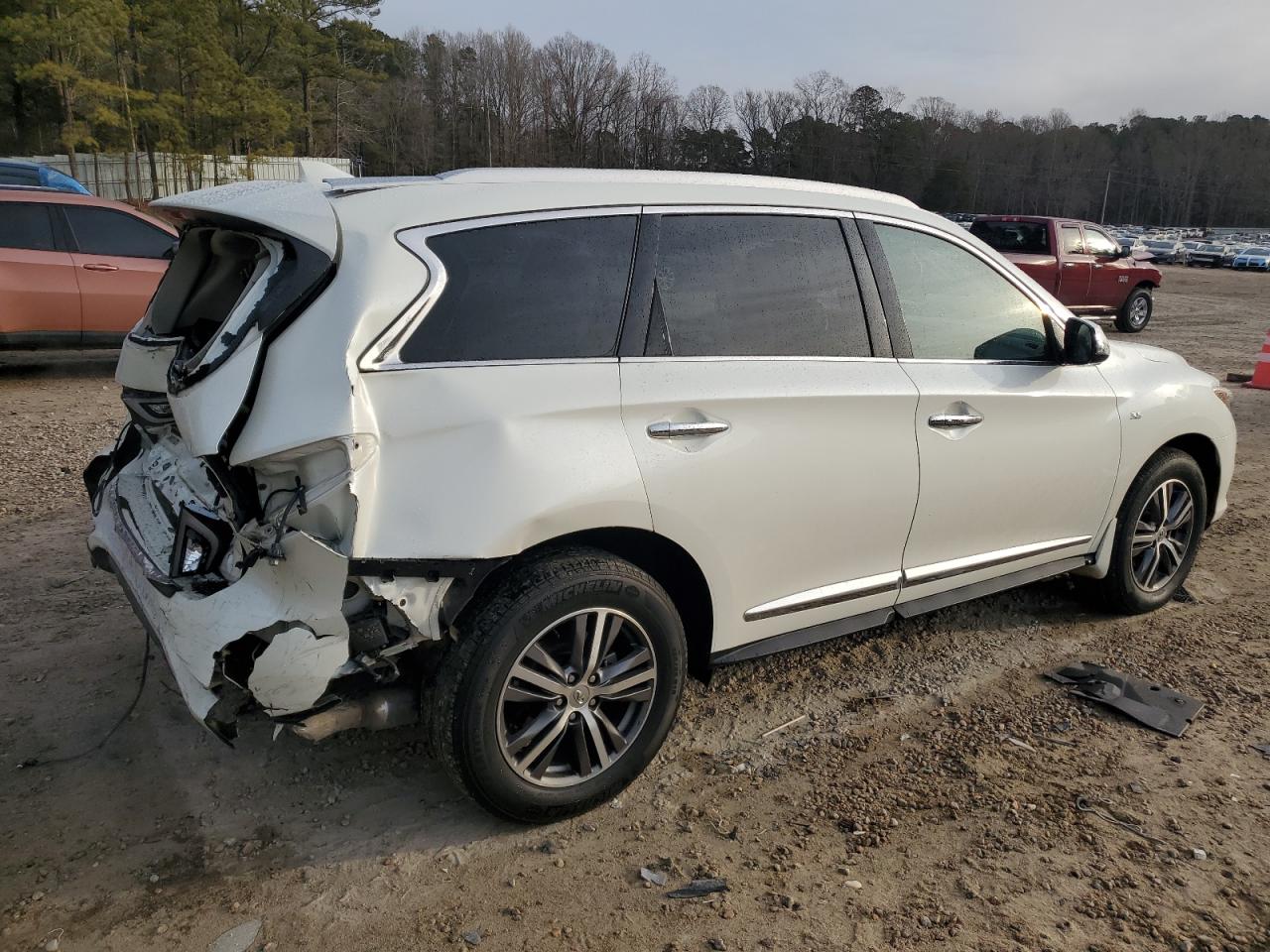 2020 Infiniti QX60 VIN 5N1DL0MM5LC539170 Copart auction photo, rear end damage thumbnail 3