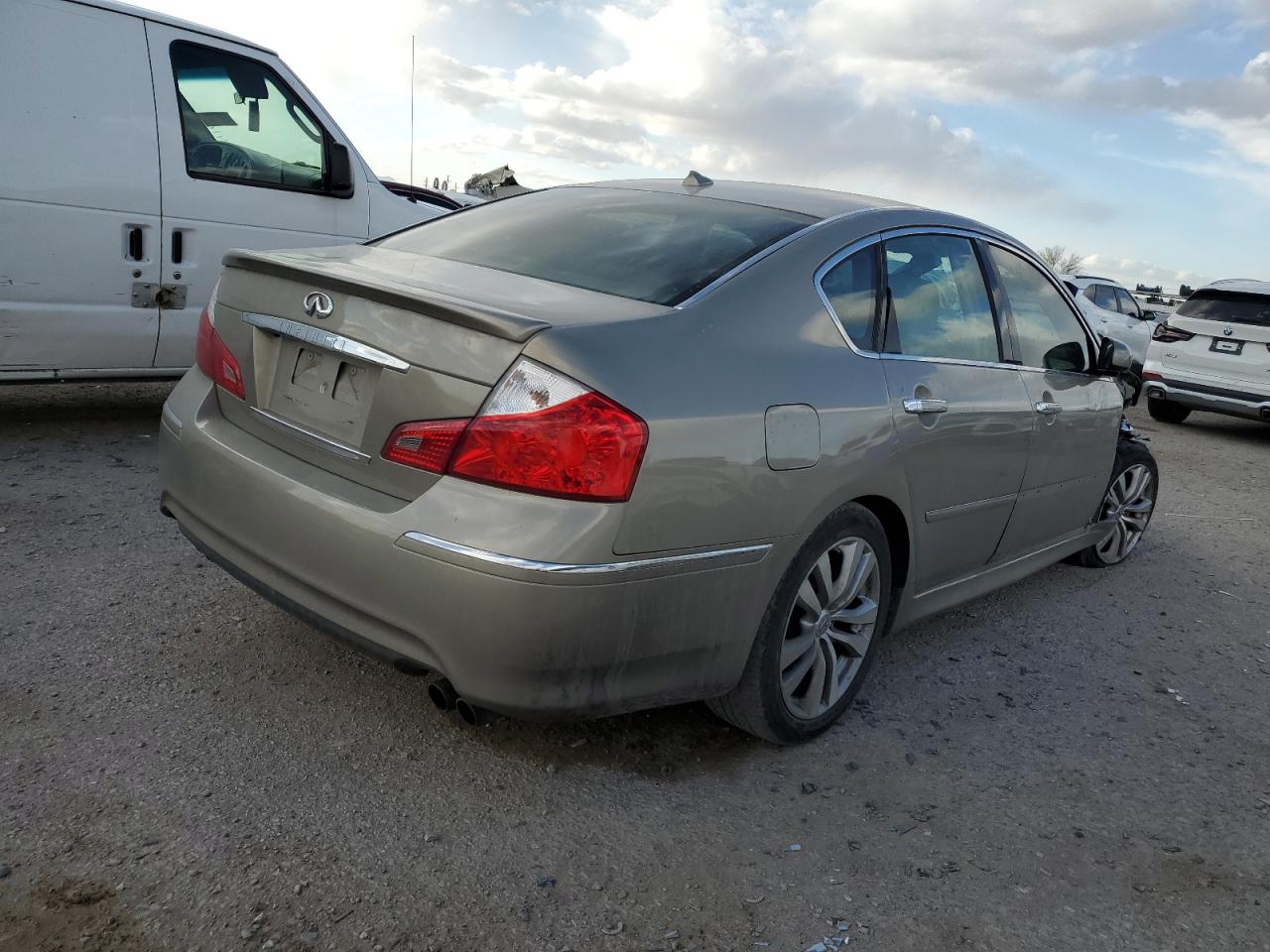 2008 Infiniti M VIN JNKAY01E48M601423 Copart auction photo, undercarriage / front end damage thumbnail 3