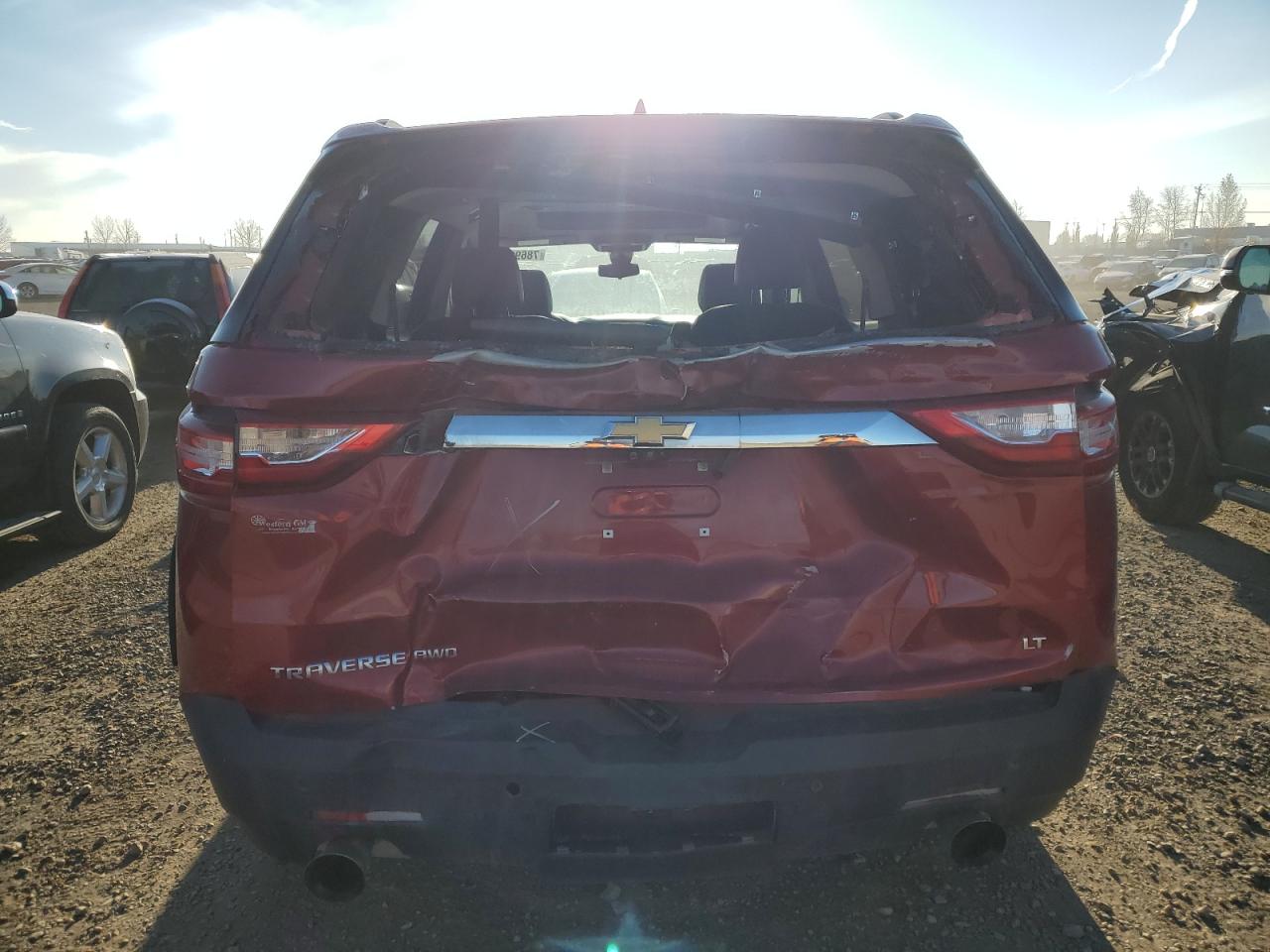 2020 Chevrolet Traverse VIN 1GNEVHKWXLJ219139 Copart auction photo, rear end / side damage thumbnail 6