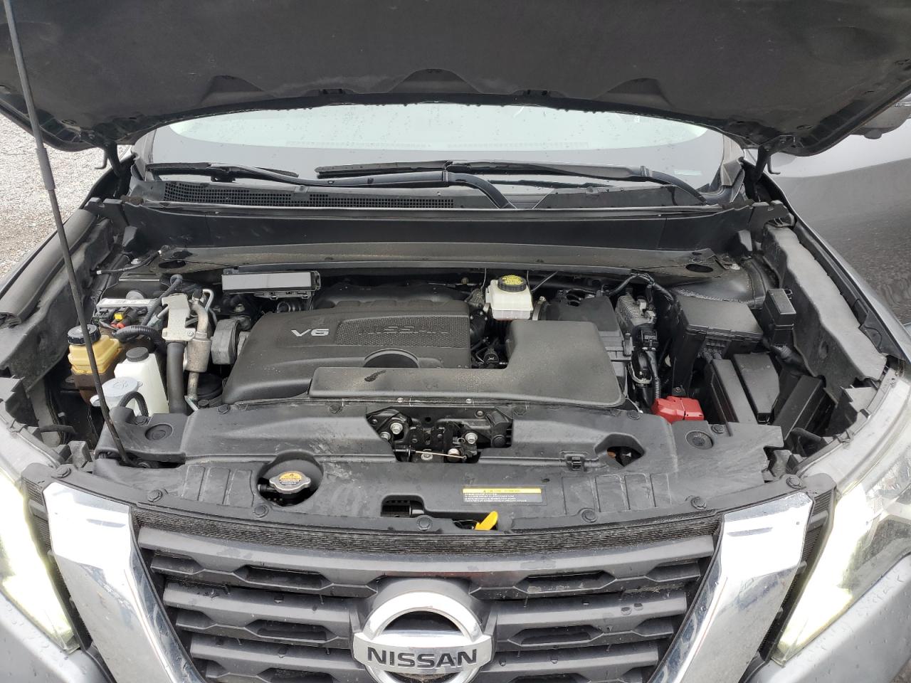 2019 Nissan Pathfinder VIN 5N1DR2MN4KC628553 Copart auction photo, rear end / side damage thumbnail 12